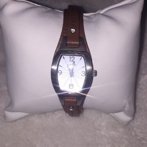 Dainty Brown Leather Watch